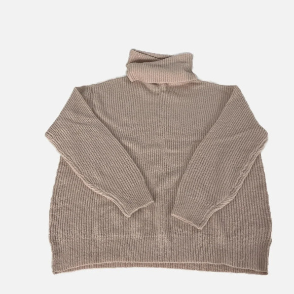 Seven Sisters Sweater Turtleneck Soft Blush Pink Size Small Cozy - Picture 5 of 10